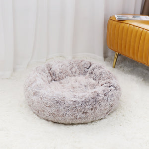 Fluffy Fur Calming Dog Bed