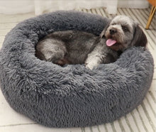 Fluffy Fur Calming Dog Bed