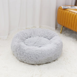 Fluffy Fur Calming Dog Bed