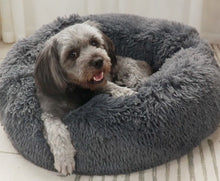 Fluffy Fur Calming Dog Bed