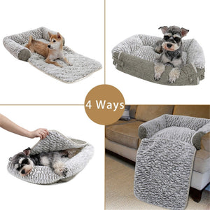 4 Ways Soft Velvet Dog Bed